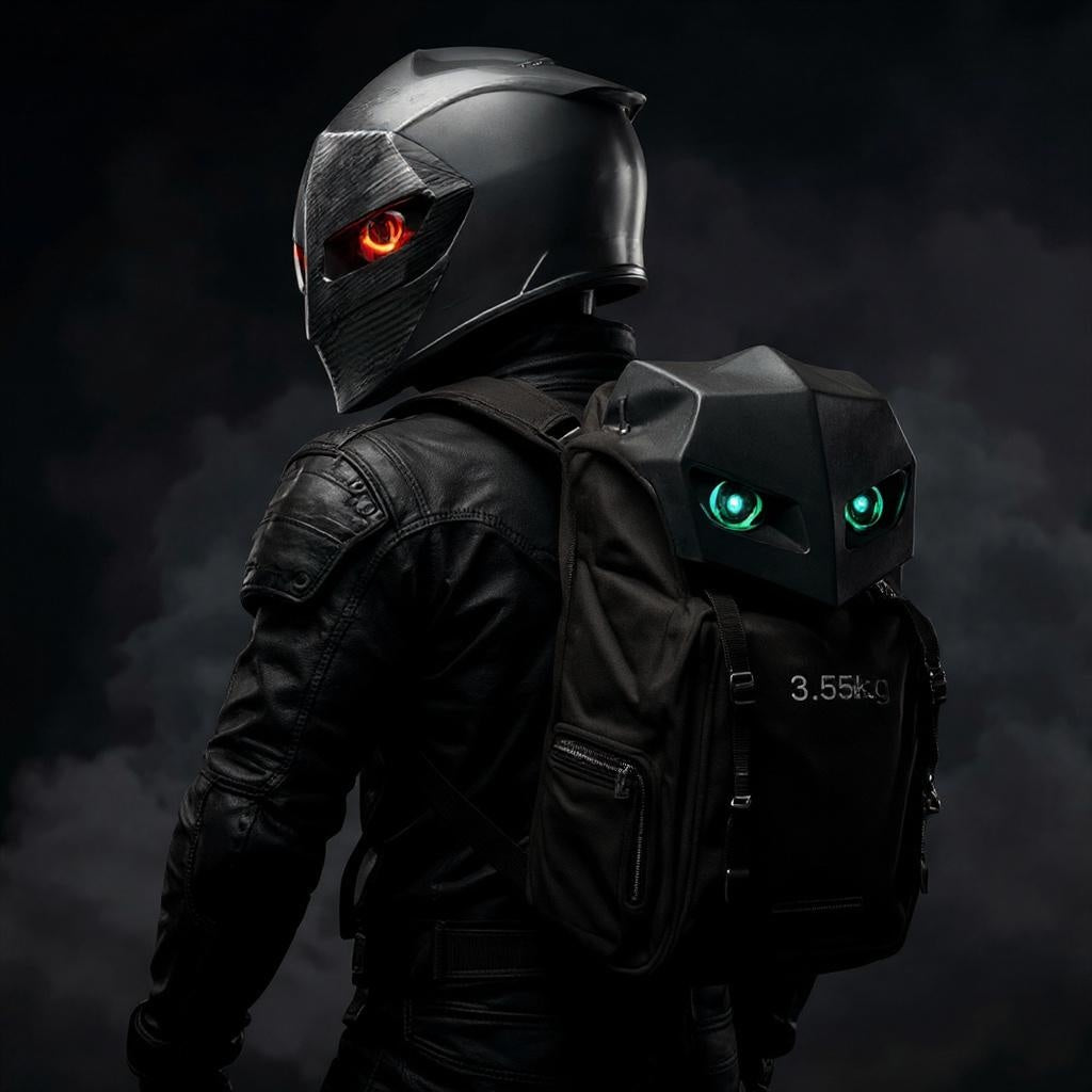 LED Eyes Backpack